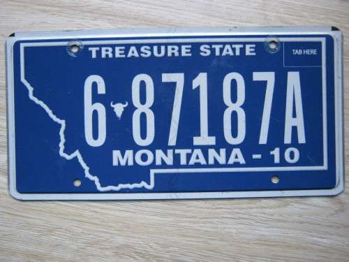 Original American license plate, must have for your bar or mancave