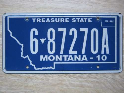 Original American license plate, must have for your bar or mancave