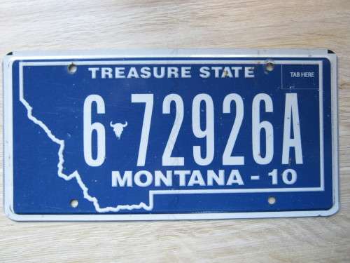 Original American license plate, must have for your bar or mancave