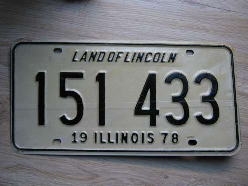 Original American license plate, must have for your bar or mancave