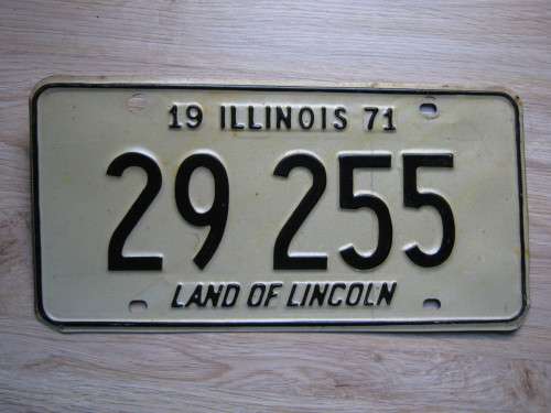 Original American license plate, must have for your bar or mancave