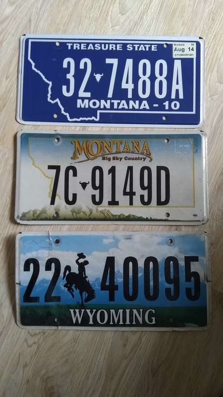 American License plates