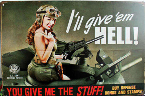 Awesome metal signs for your bar