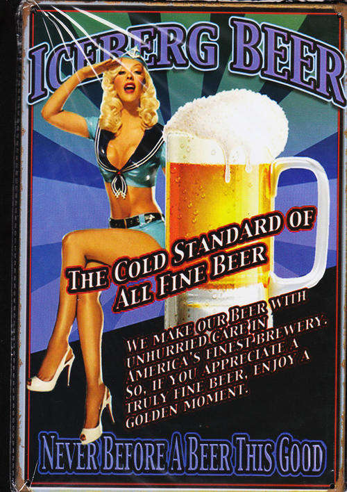 Awesome metal signs for your bar
