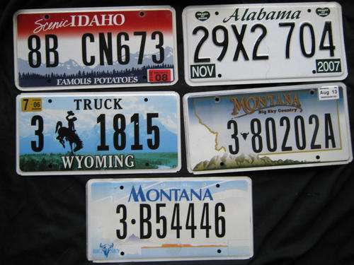Start your collcetion today of Awesome USA number plates for your mancave/bar MUST HAVE!!!
