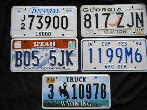 Start your collcetion today of Awesome USA number plates for your mancave/bar MUST HAVE!!!