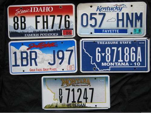 Start your collcetion today of Awesome USA number plates for your mancave/bar MUST HAVE!!!