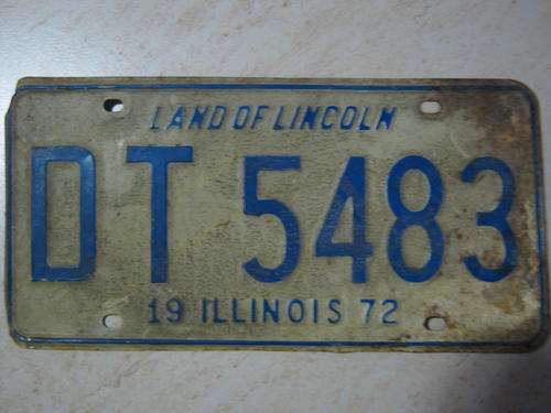 Vintage  American  number plate, great find to add to your collection
