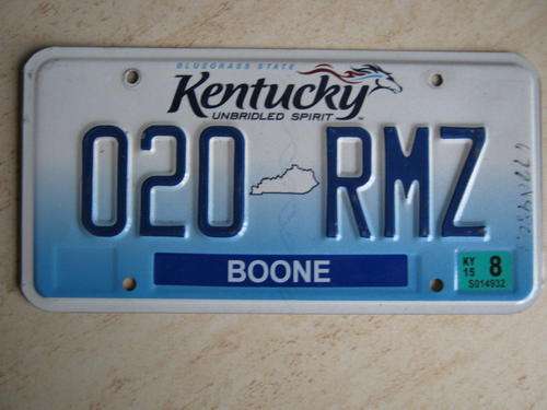 Original American license plate, must have for your bar or mancave