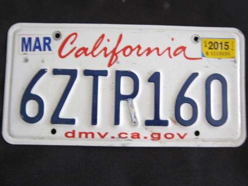 Original American license plate, must have for your bar or mancave
