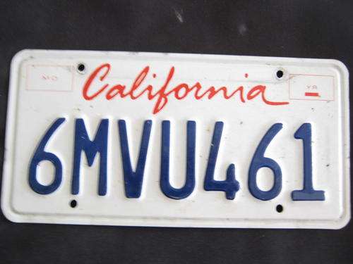 Original American license plate, must have for your bar or mancave