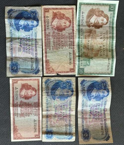 **South African notes Job Lot