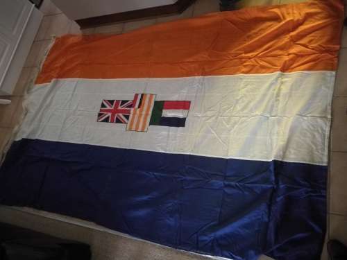 Huge Old South African Flag