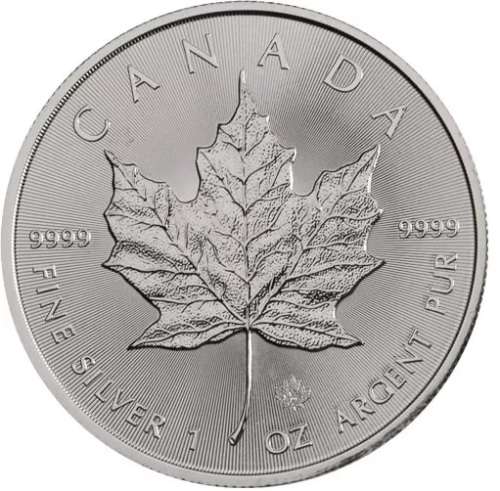 2018 1 OZ Canadian Silver Dollar