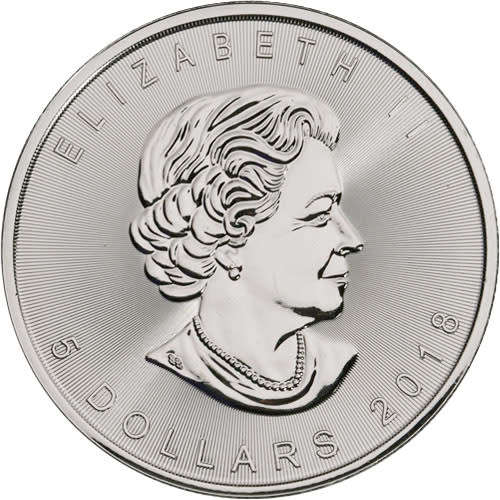 2018 1 OZ Canadian Silver Dollar