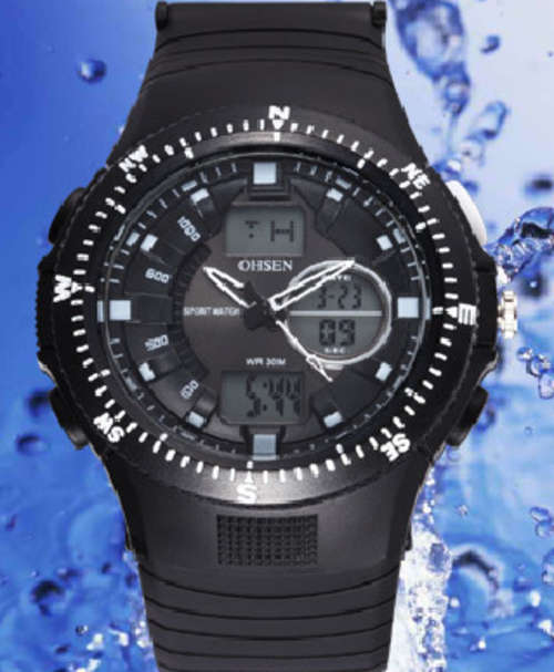 Latest Digital / Analog Military Tactical Watch (Grey face) Weekend Special