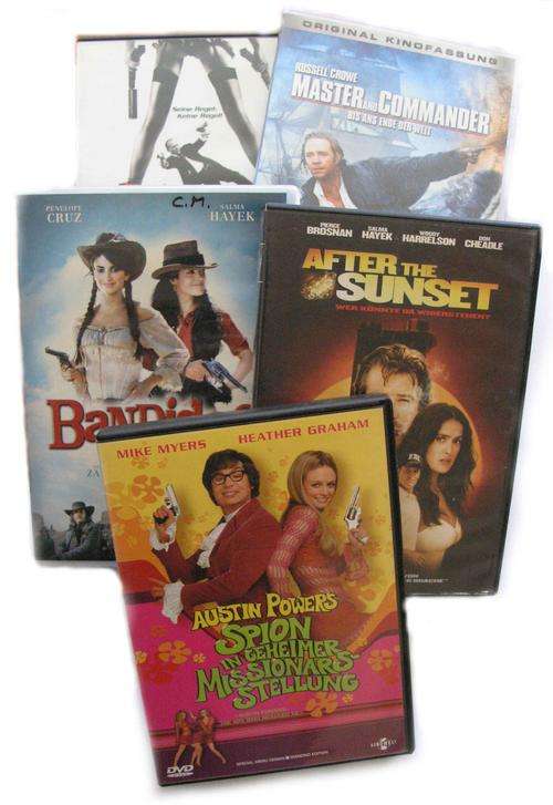 Bulk Lot of 5 Assorted Feature Movies!