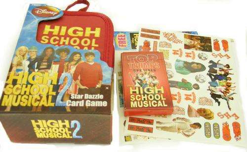High School Musical Fan's Dream! HSM Card Game; Top Trumps and stickers all in one lot...