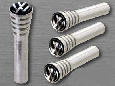 VW Logo Alluminium Doorpins (set of 4) Red, Black and Blue available- Bargain!!! See Pics