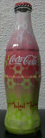 Coca Cola Bottiglie Belgium Michael Young Coke bottle!!! 2003- Full and Mint!!