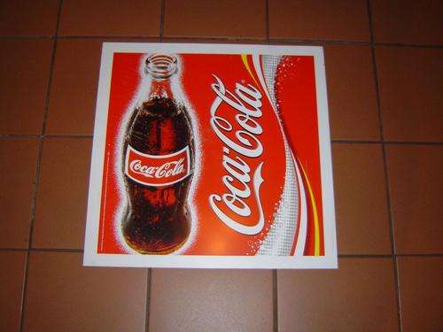 Coca Cola Metal Sign. Original Collectors Item 62cm X 62cm