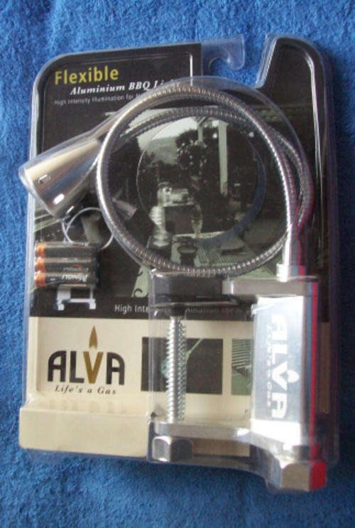 ALVA Flexible Aluminium BBQ Light 6 LED bulbs 3 AAA Alkaline batteries included