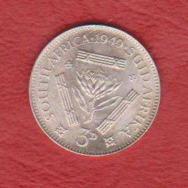# WOW CONDITION # 1949 SA Silver Tickey 3d Cat UNC 350