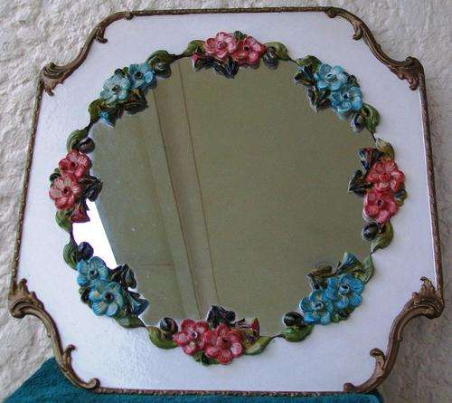 @ UNIQUE 1 OF A KIND @ Floral Mirror 53cm x 53cm