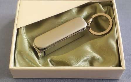 Multi purpose working lighter/pen knife/key ring - like new - unused