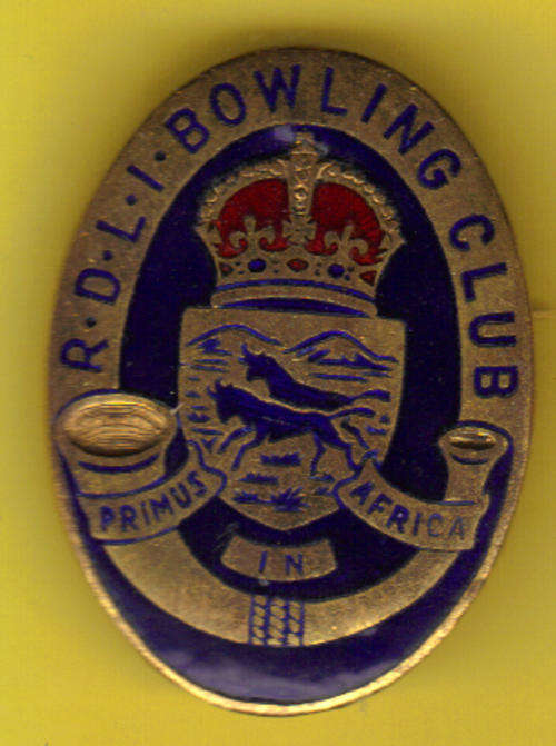 R.D.L.I.  BOWLING CLUB  PRIMUS IN AFRICA