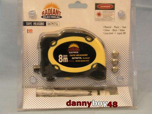 LASER TAPE MEASURE 8M/26FT