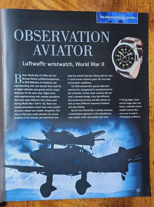 Military Watches Luftwaffe Aviator No 1 plus Watch in original box