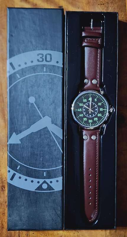 Military Watches Luftwaffe Aviator No 1 plus Watch in original box