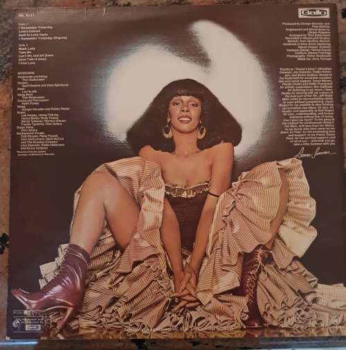 DONNA SUMMER I Remember Yesterday (Very Good/Very Good)