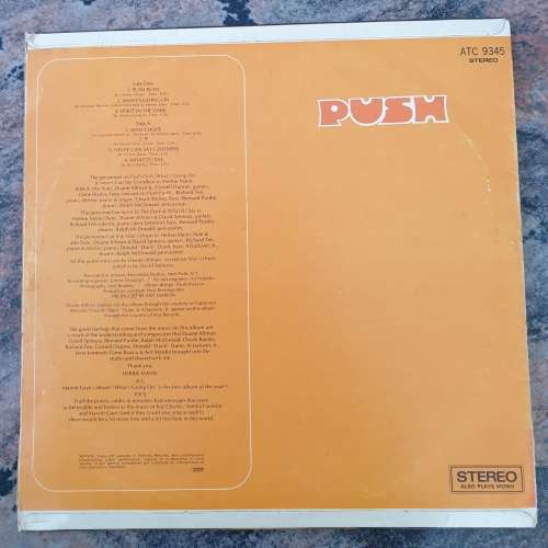 HERBIE MANN Push (Very Good+/Very Good+) ATC 9345 Atlantic Records