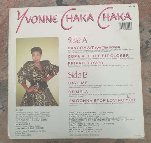 YVONNE CHAKA CHAKA Sangoma (Very Good/Very Good)