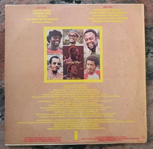 TOOTS & THE MAYTALS Reggae Got Soul (Excellent/Excellent)  ILPS 9374 RARE