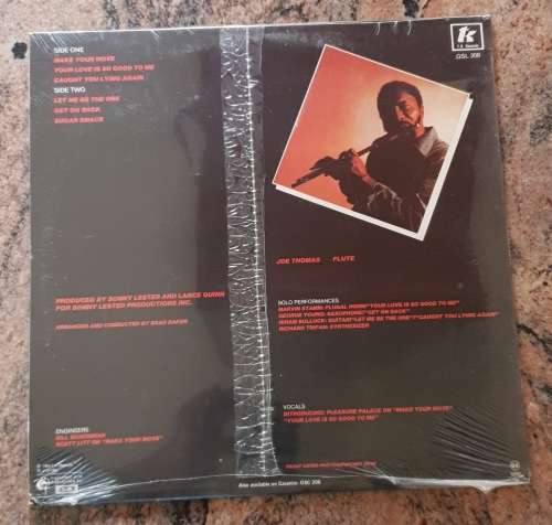 JOE THOMAS Make Your Move (New and sealed) DISCO - GSL 208 TK Records 1983 SA Pressing