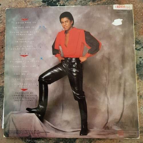 JERMAINE JACKSON I Like You (Very Good+/Very Good) Motown 1981 SA Pressing