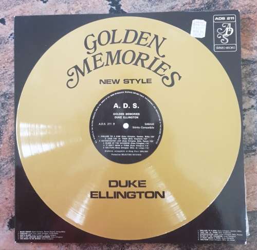 DUKE ELLINGTON Golden Memories - ADS 211 Belgian Pressing 1974