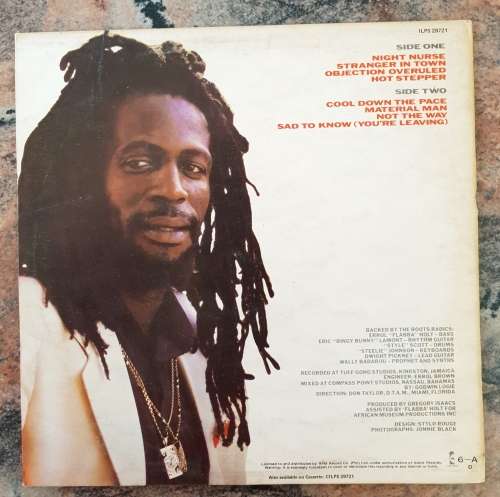 GREGORY ISAACS Night Nurse (Very Good+/Very Good+) ILPS 29721 SA Pressing 1982 - VERY RARE