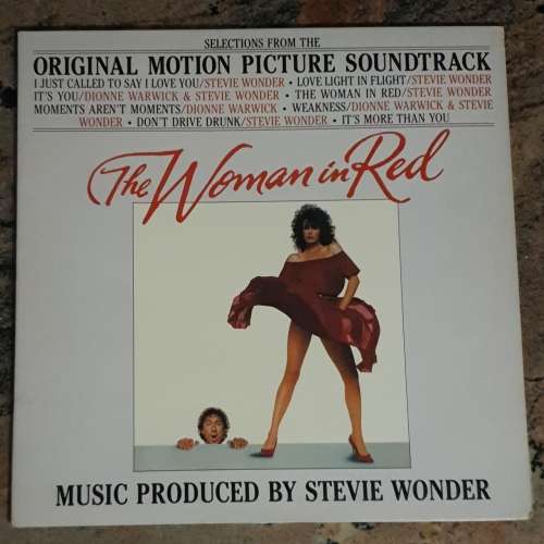 STEVIE WONDER The woman In Red - Original Movie Soundtrack - Gatefold (Very Good+/Very Good+)