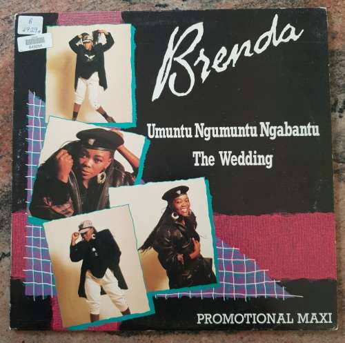 BRENDA Umuntu Ngumuntu Ngabantu / The Wedding (Excellent/Very Good+) 12` MAXI SINGLE - VERY RARE