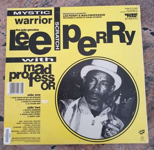 LEE PERRY With MAD PROFESSOR Mystic Warrior (Very Good+/Very Good) CHALP (T) 026 SA Press 1990