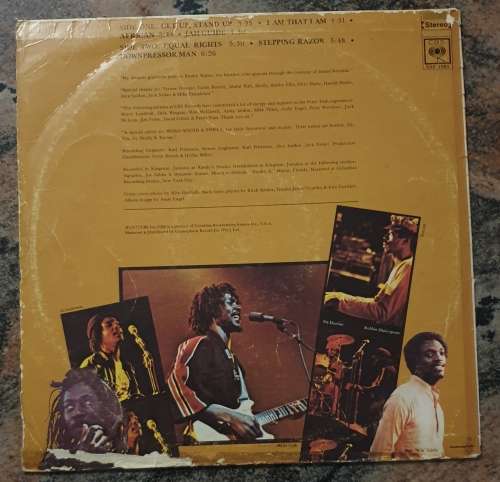 PETER TOSH Equal Rights (Very Good/Fair) CBS ASF 1985 SA Pressing 1980