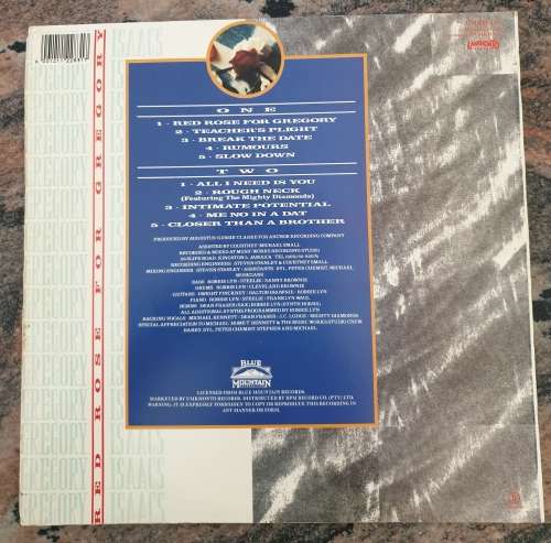GREGORY ISAACS Red Rose For Gregory (Very Good/Very Good) UMKH 438 Umkhonto Records 1989 SA Pressing