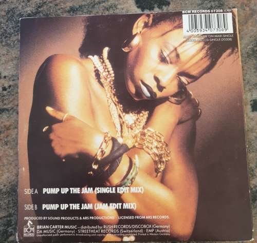 TECHNOTRONIC Pump Up The Jam (Excellent/Very Good+) 7" Single - HOUSE