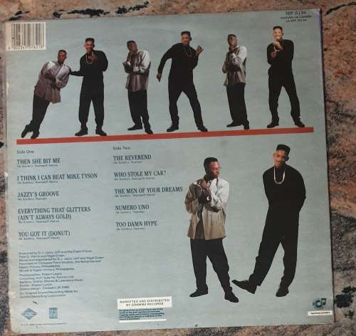 DJ JAZZY JEFF & THE FRESH PRINCE And In This Corner... (VG+/VG) Zomba HIP (L) 84 SA Pressing 1989