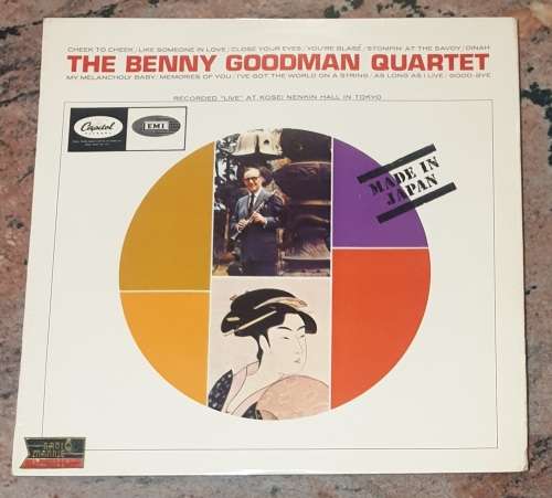THE BENNY GOODMAN QUARTET Made In Japan (VG+/VG+) Capitol T 2282 Canadian Pressing 1965