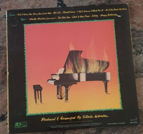 STEVIE WONDER Hotter Than July (VG+/VG+) Motown TMC 5414 SA Pressing 1980 - Gatefold with lyrics